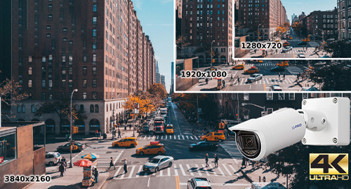 کیفیت تصویر 4K با سنسور CMOS 1/1.8 اینچی